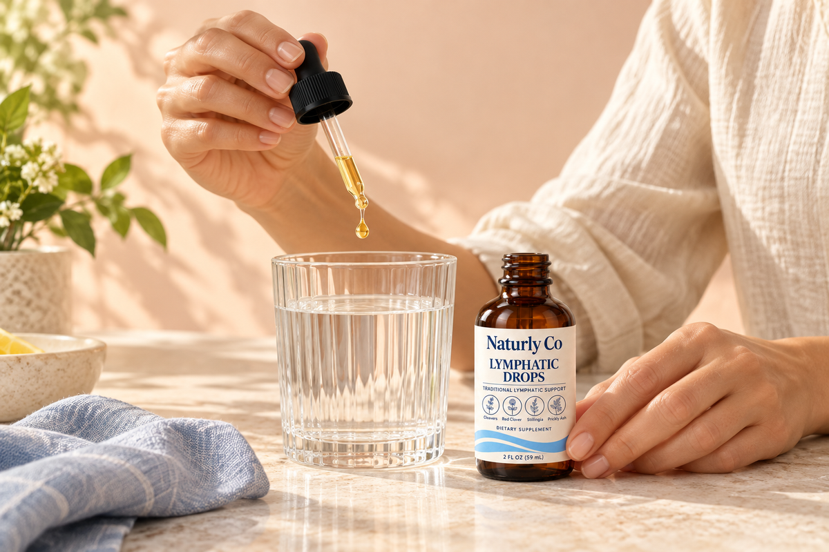 Naturly Co water-ritual — generated illustrative product scene, not a testimonial